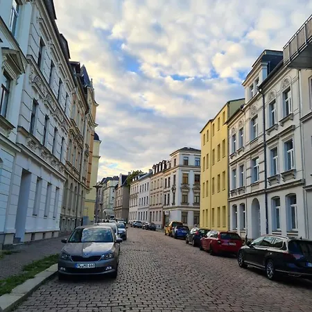 Gemuetliche, Charmante Ferienwohnung Naehe Zentrum Plauen Buitenkant foto
